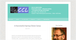 Desktop Screenshot of cclchess.com